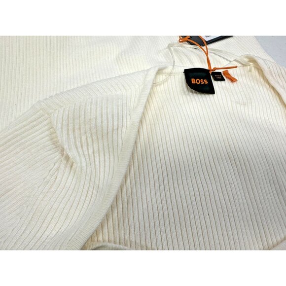 BOSS Orange Women's Fesco Dress Ivory Size M MSRP $178 NWD - Picture 3 of 7